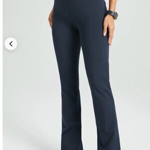 Betabrand Dark Blue Women's Boot Cut Pants